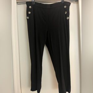 Jones New York Elegant Cropped Black Women's Pants